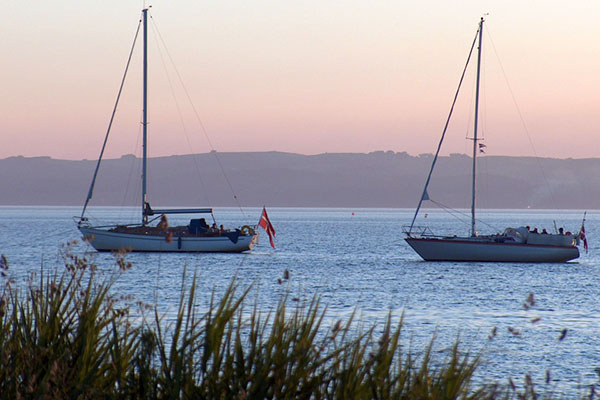 Juniaften ved Ebeltoft Havn