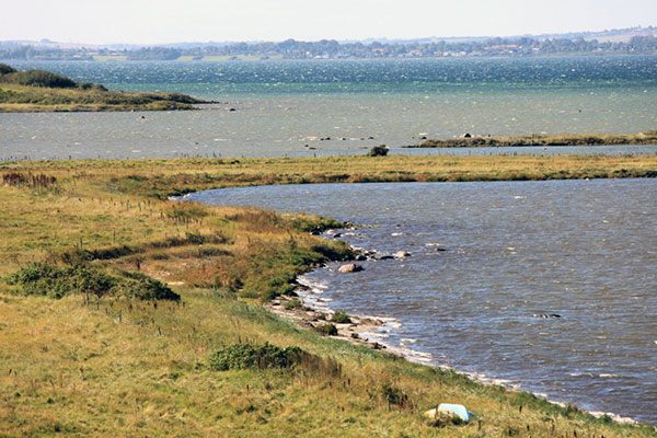 Udsigt over stranden
