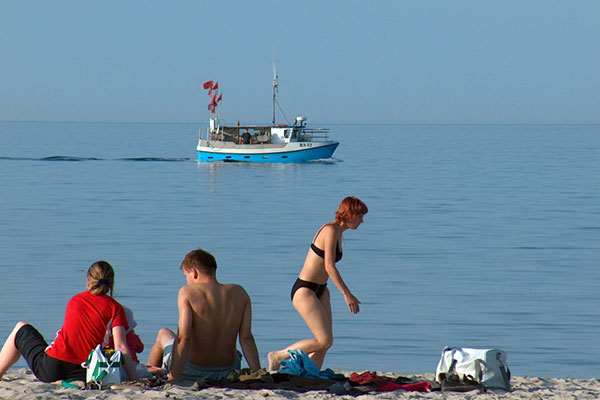 Aktivitet på stranden