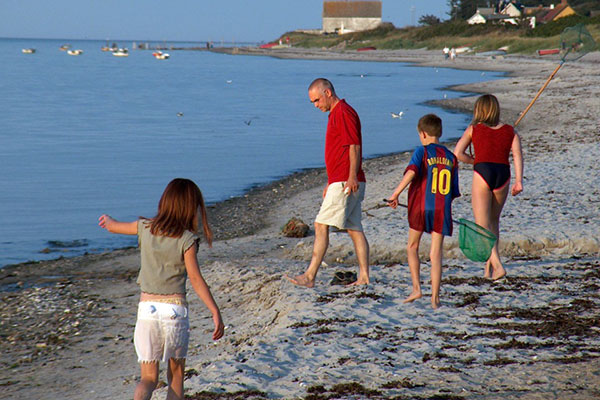 Aktivitet i strandkanten