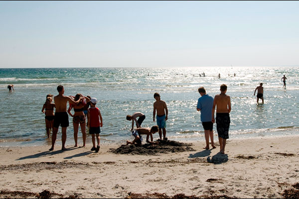 Aktivitet på stranden