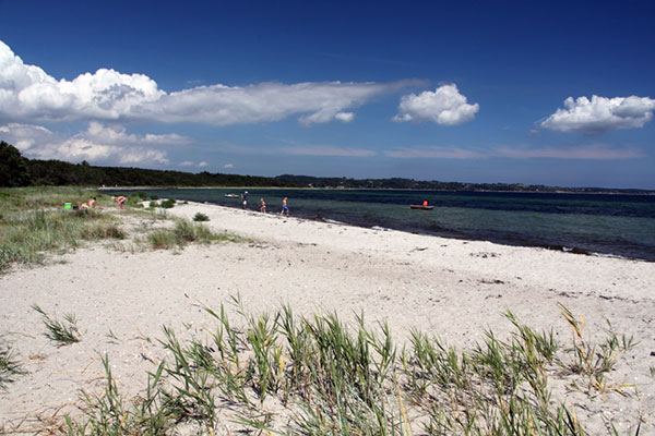 Udsigt over stranden