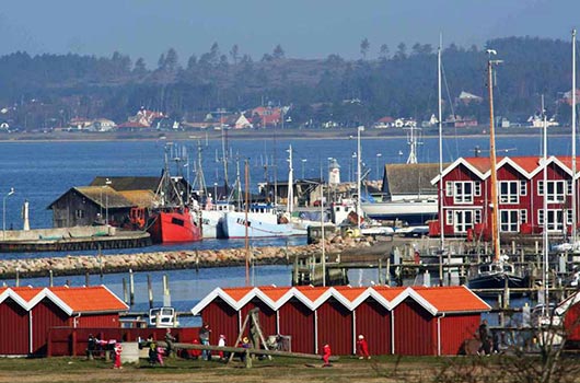 Udsigt mod Skudehavnen