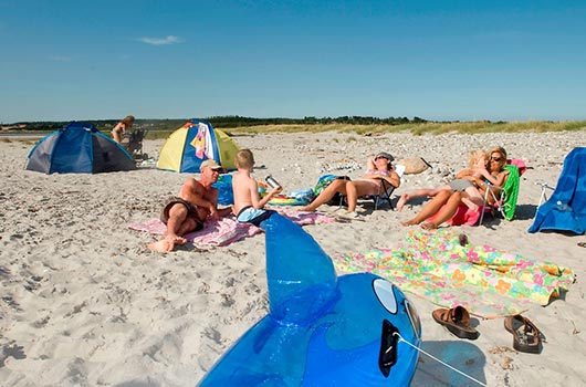 Aktivitet på stranden