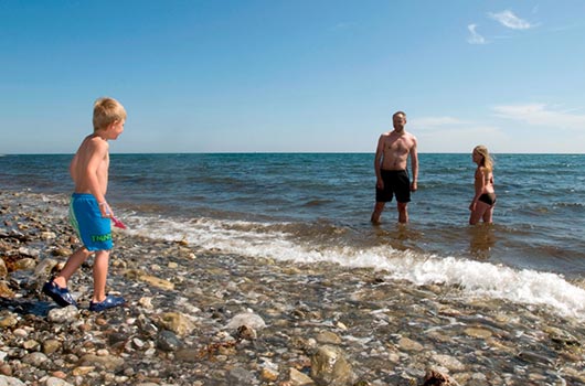 Aktivitet på stranden
