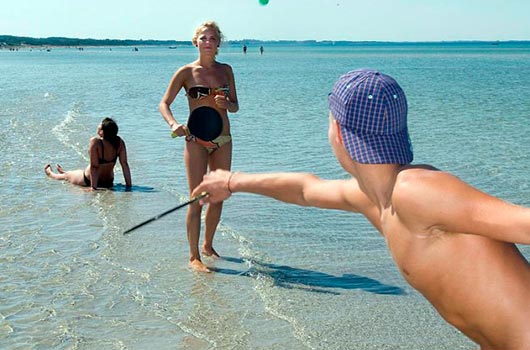 Aktivitet på stranden