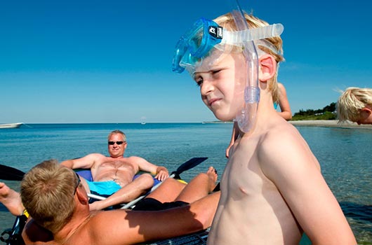 Aktivitet på stranden