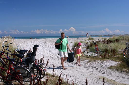 Aktivitet på stranden