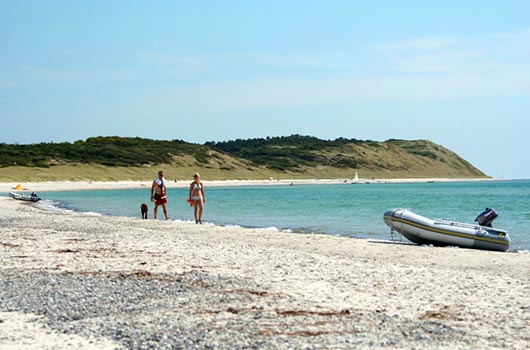 Gåtur på stranden