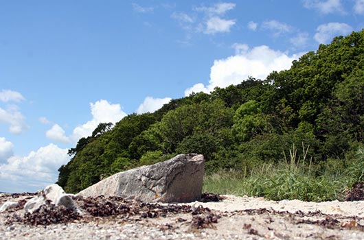 Udsigt ved stranden