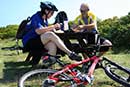 Cyklende til stranden