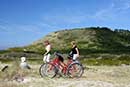 Cyklende til stranden